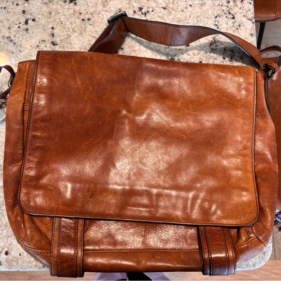 Frye crossbody laptop bag